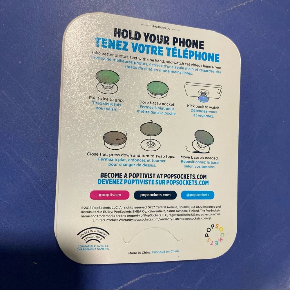 PopSockets Poptivism PopGrip Rainbow Holographic PopSocket